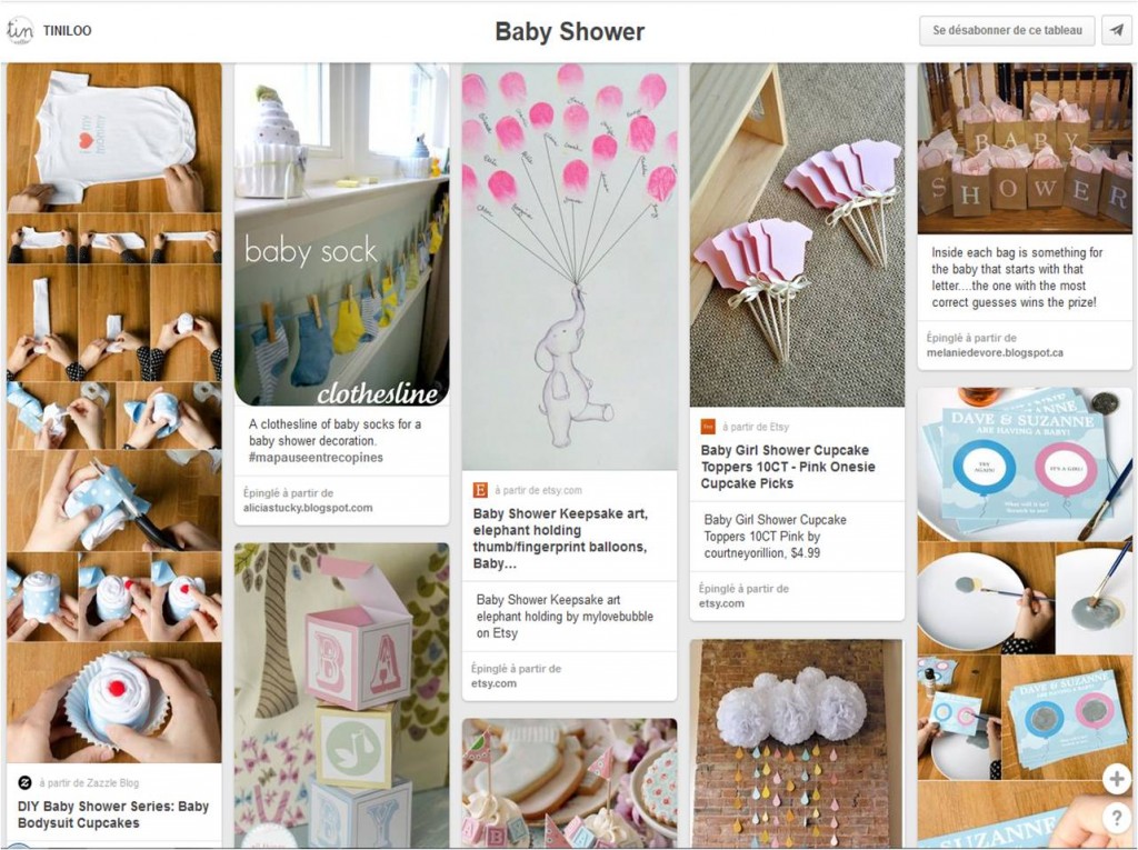 baby shower idees pinterest