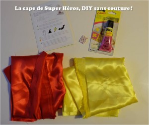 materiel cape super heros diy