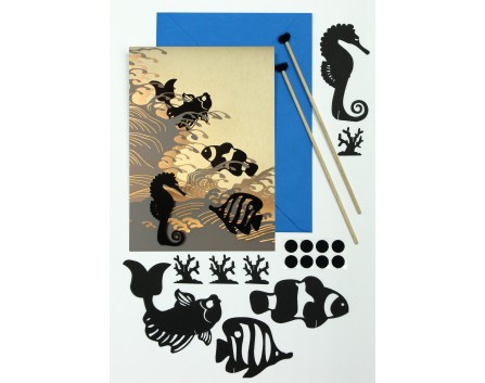 Kit ombres chinoises poissons