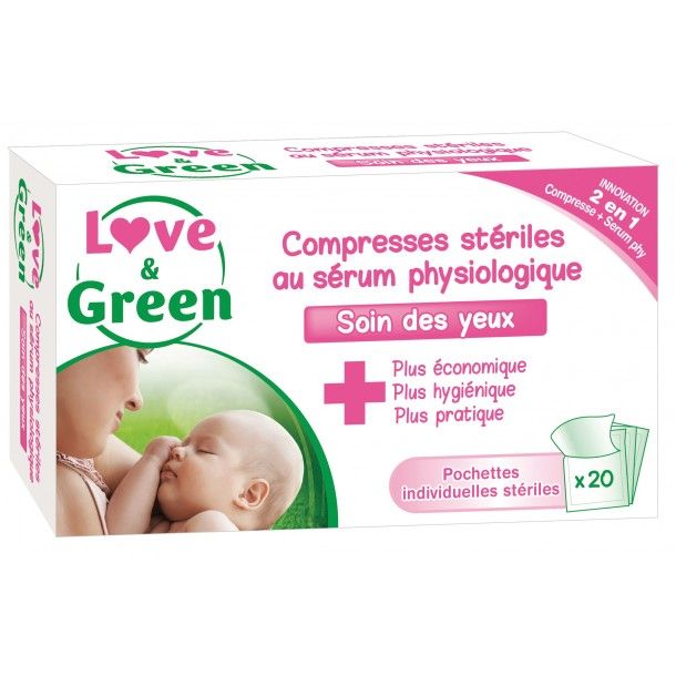 Compresses 2 en 1 Love & Green