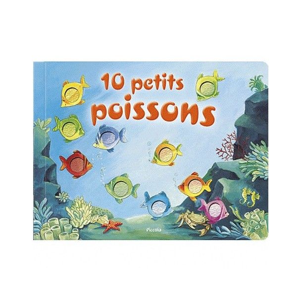 Livre cartonné 10 petits poissons