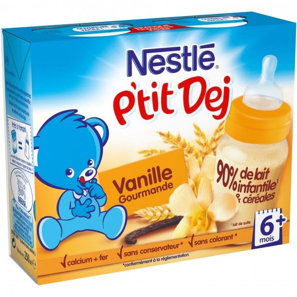 NESTLE P'tit Dej Vanille Gourmande