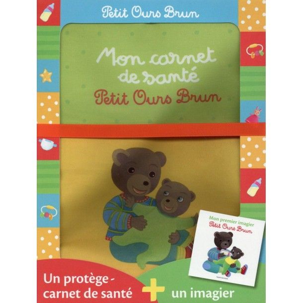 Protège carnet de santé Petit Ours Brun