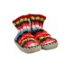 Petits chaussons en coton bio 3/6 mois