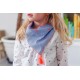 Foulard brodé