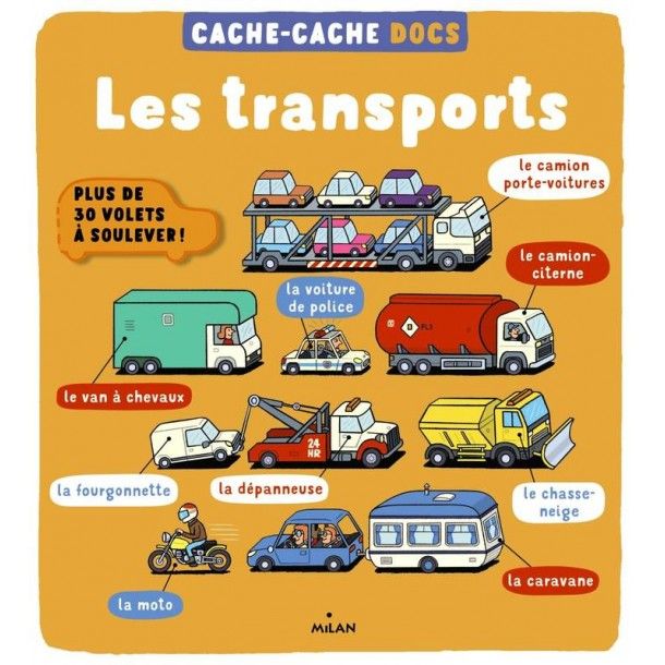 Livre Les Transports Cache-Cache Docs