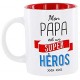 Mug "Mon Papa est un Super-Héro"