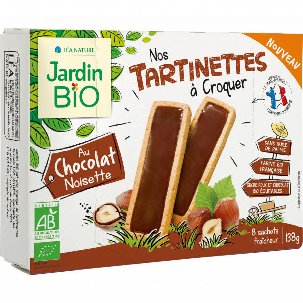 Tartinettes choco-noisette