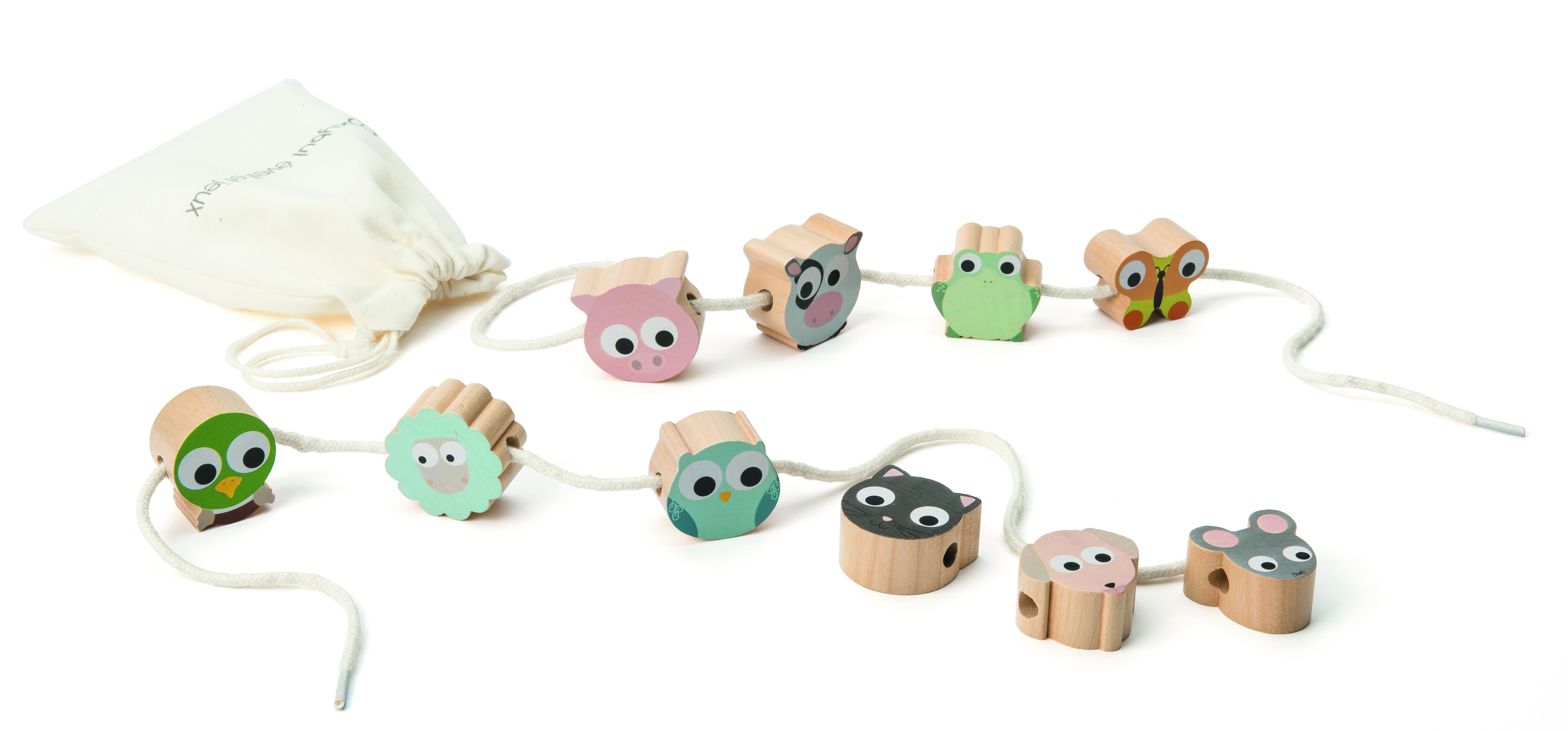 Perles En Bois Animaux Oxybul Perles En Bois Animaux Oxybul
