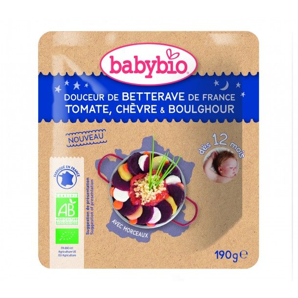 Sachet de betterave, tomate, chèvre & boulghour