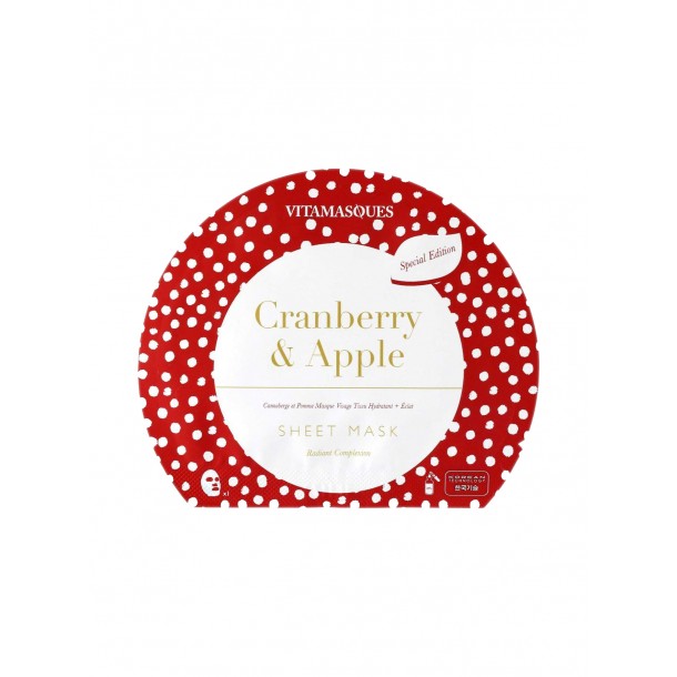 Masque en tissu Cranberry & Apple