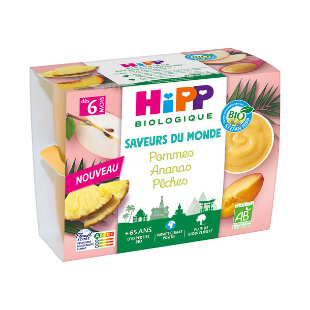 Compote pommes ananas pêches