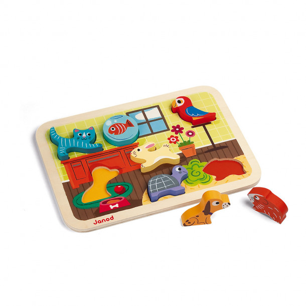 Chunky Puzzle Animaux 7 pièces
