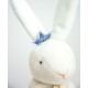 Doudou lapin mouchoir - 10 cm