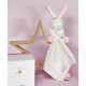 Doudou lapin mouchoir - 10 cm