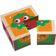 Cubes en bois, Super Héros Fruits et Légumes