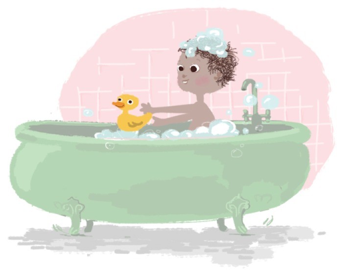 Le bain de maman versus le bain de bébé - Tiniloo