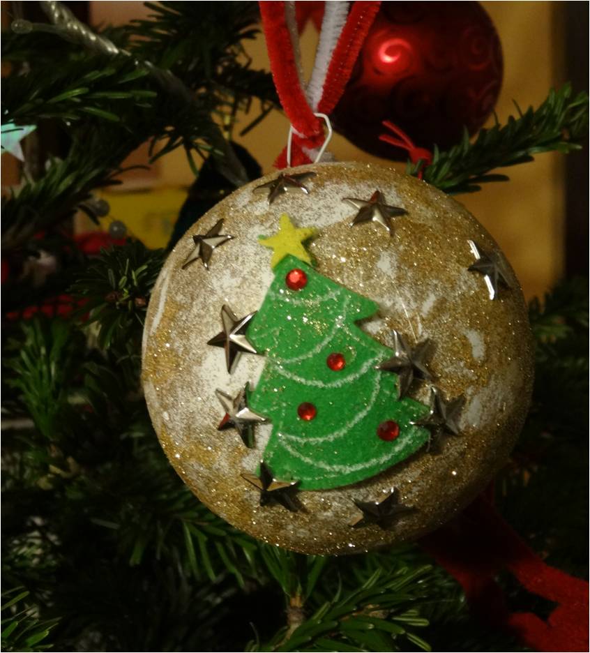 boule de noel plastique à décorer 2023 - idee repas soir 2023