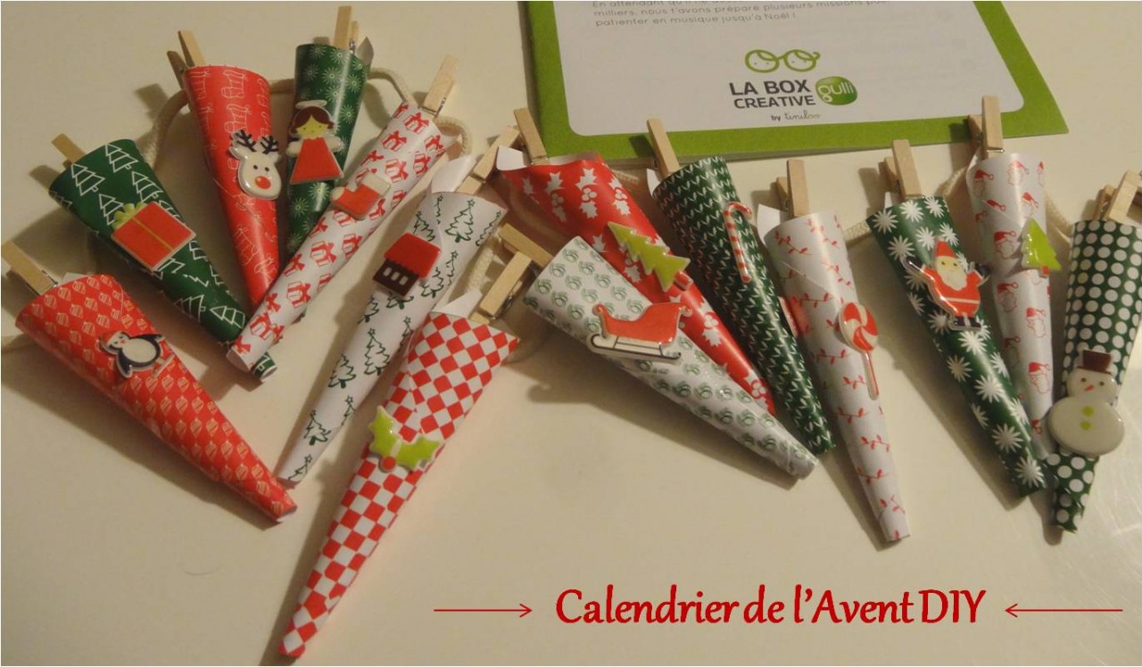 Kit calendrier de l'Avent DIY à faire soi-même